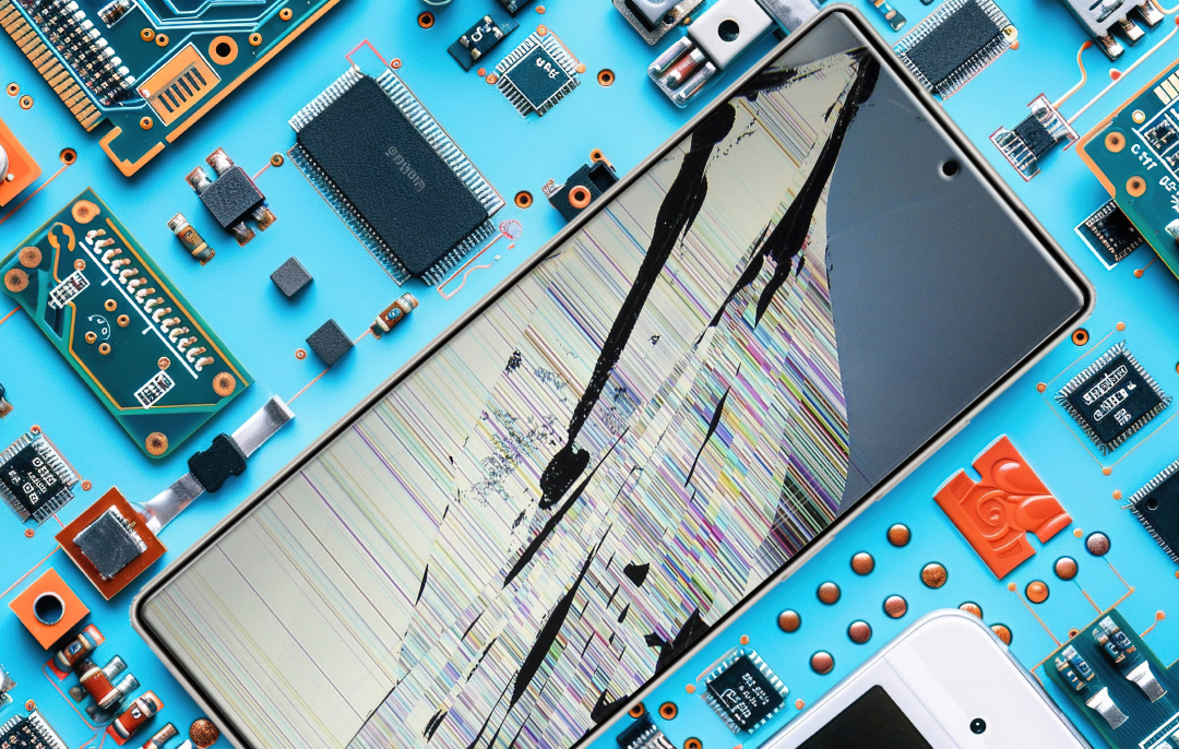 cracked screen image